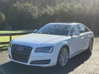 Begagnad Audi A8 372 HK (273 kW) 2011 Vit Sedan