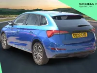 Used Skoda 110 R SE L 81 HP (59 kW) 2022 Race blue metallic Estate
