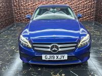 Used Mercedes C200 184 HP (135 kW) 2019 Blue Sedan