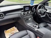 Used Mercedes C220 AMG Line Premium 170 HP (125 kW) 2017 Black Coupe