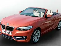 Begagnad BMW 218 Sport Line 150 HK (110 kW) 2017 Orange Cab