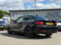 Used BMW 218 Sport Line 136 HP (100 kW) 2016 Black Coupe