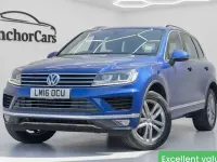 Used VW Touareg SE 262 HP (192 kW) 2016 Blue SUV