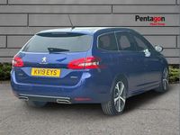 Used Peugeot 308 SW GT-line 128 HP (94 kW) 2019 Blue Estate