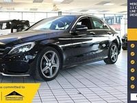 Used Mercedes C250 AMG line 204 HP (150 kW) 2015 Black Sedan