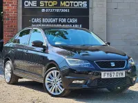 Used Seat Toledo XCELLENCE 110 HP (80 kW) 2017 Black Hatchback