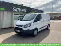 Used Ford Transit Custom 100 HP (73 kW) 2015 White Van