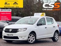 Used Dacia Sandero Ambiance 2016 White Hatchback