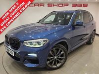 Used BMW X3 M Sport 190 HP (139 kW) 2018 Blue SUV