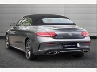 Used Mercedes C300 AMG line 245 HP (180 kW) 2021 Grey Cabriolet