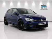 Used VW Golf VII R-line 150 HP (110 kW) 2019 Blue Hatchback