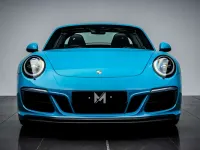 Used Porsche 991 450 HP (330 kW) 2018 Blue Cabriolet