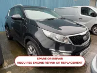Used Kia Sportage 116 HP (85 kW) 2015 Black SUV