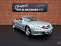 Used Mercedes SL350 245 HP (180 kW) 2005 Silver Cabriolet