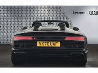 used Audi R8 Spyder (2020/70)Carbon Black V10 Performance 620PS Quattro S Tronic auto 2d