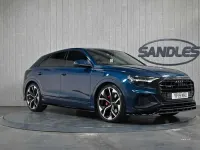 Used Audi Q8 S-Line 286 HP (210 kW) 2019 Blue SUV