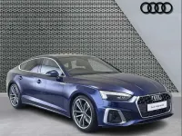 Used Audi A5 S-Line 147 HP (108 kW) 2024 Blue Hatchback