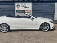 Used Mercedes E220 AMG line 2016 White Cabriolet