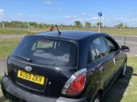 Used Kia Rio 95 HP (69 kW) 2009 Black Hatchback