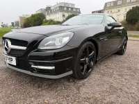 Usado Mercedes SLK250 AMG 2012 Negro Descapotable