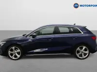 Begagnad Audi A3 S-Line 2023 Blå Sedan