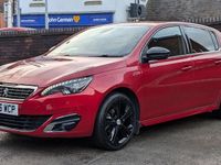Used Peugeot 308 GT-line 130 HP (95 kW) 2017 Red Hatchback