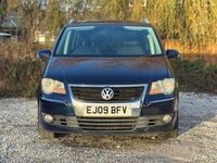 Used VW Touran Sportline 138 HP (101 kW) 2009 Blue MPV
