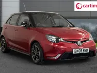 Used MG MG3 106 HP (77 kW) 2018 Red Hatchback