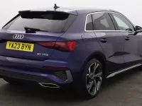 Used Audi A3 Sportback S-Line 110 HP (80 kW) 2023 Blue Hatchback