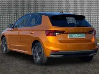Used Skoda Fabia Colour Edition 70 HP (51 kW) 2022 Phoenix orange metallic black magic pearl effect Hatchback
