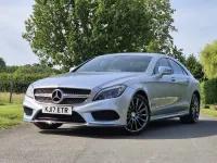 Used Mercedes CLS350 AMG line 258 HP (189 kW) 2017 Silver Sedan