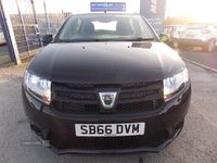 Used Dacia Sandero Ambiance 73 HP (53 kW) 2016 Black Hatchback