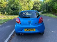 Used Ford Ka Zetec 69 HP (50 kW) 2015 Blue Hatchback