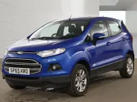 Used Ford Ecosport Zetec 112 HP (82 kW) 2015 Blue SUV
