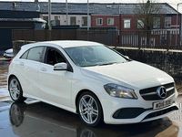Used Mercedes A200 AMG line 136 HP (100 kW) 2016 White Hatchback