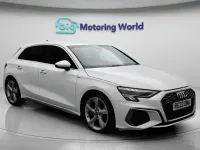 Used Audi A3 Sportback S-Line 150 HP (110 kW) 2022 White Hatchback