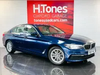 Used BMW 520 Sport Line 190 HP (139 kW) 2017 Blue Sedan