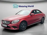 Used Mercedes C180 SE 156 HP (114 kW) 2019 Red Sedan
