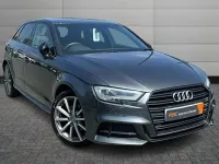 Used Audi A3 Black Edition 113 HP (83 kW) 2019 Grey Sedan