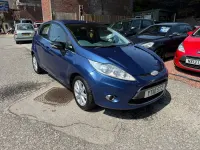 Used Ford Fiesta Zetec 96 HP (70 kW) 2010 Blue Hatchback