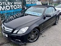 Used Mercedes E250 2011 Black Cabriolet