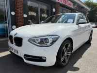 Used BMW 116 Sport Line 136 HP (100 kW) 2014 White Hatchback
