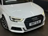 Used Audi A3 Black Edition 150 HP (110 kW) 2017 White Sedan