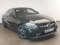 Used Mercedes C200 AMG line 184 HP (135 kW) 2018 Black Coupe