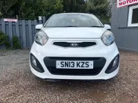 Used Kia Picanto 68 HP (50 kW) 2013 White Hatchback