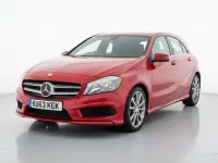 Used Mercedes A250 AMG 211 HP (155 kW) 2014 Red Hatchback