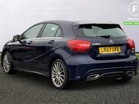 Used Mercedes A180 AMG line 109 HP (80 kW) 2017 Blue Hatchback