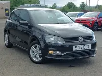 Used VW Polo Edition 90 HP (66 kW) 2017 Black Hatchback