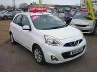 Used Nissan Micra Acenta 2014 White Hatchback
