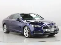 Used Audi A5 S-Line 190 HP (139 kW) 2020 Blue Coupe